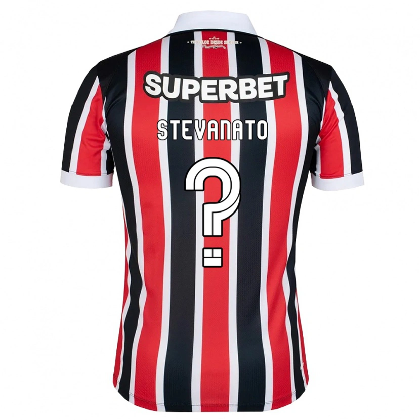 Danxen Kinder Stevanato #0 Rot Weiß Schwarz Auswärtstrikot Trikot 2026/27 T-Shirt Schweiz