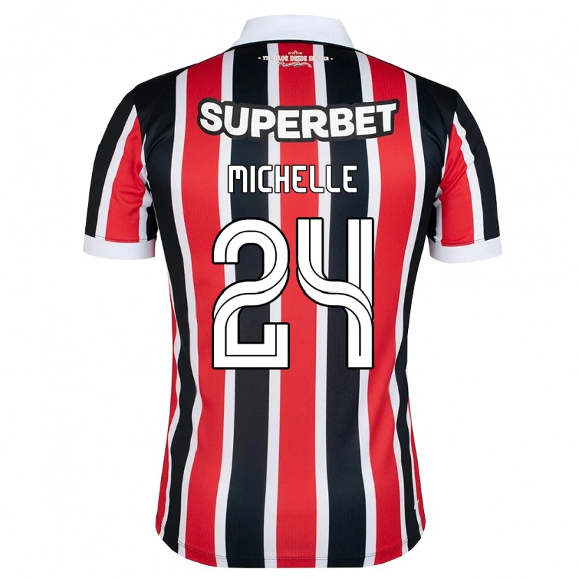 Danxen Kinder Michelle #24 Rot Weiß Schwarz Auswärtstrikot Trikot 2026/27 T-Shirt Schweiz
