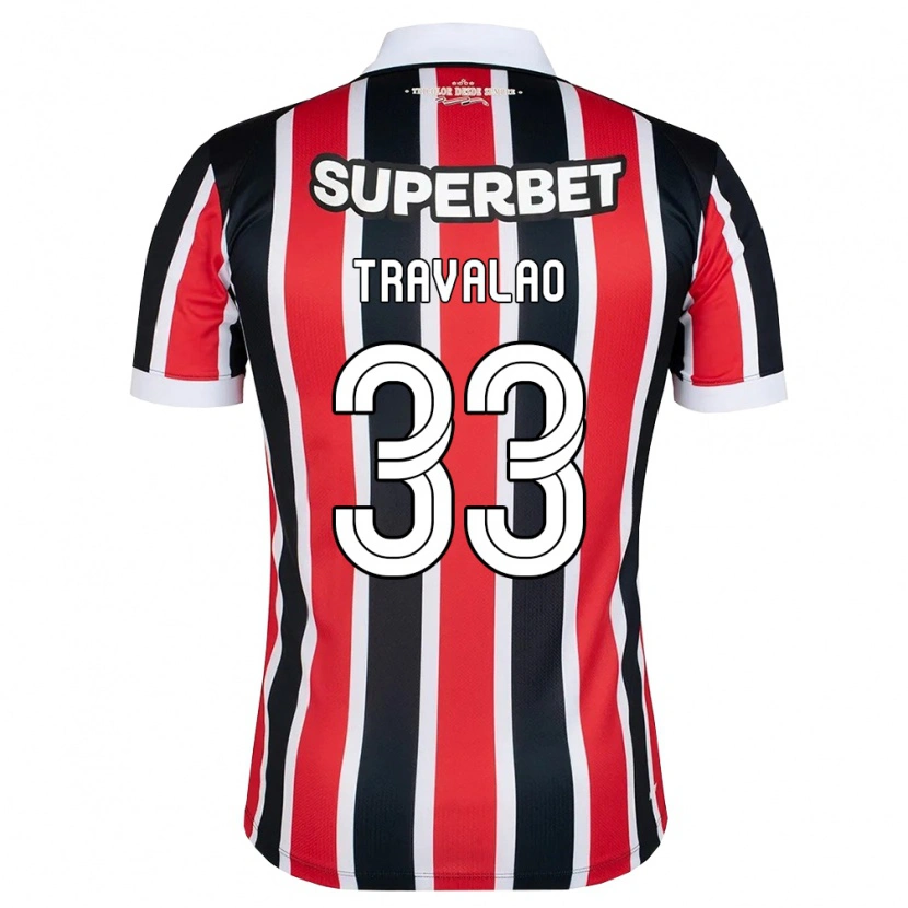 Danxen Kinder Rafa Travalão #33 Rot Weiß Schwarz Auswärtstrikot Trikot 2026/27 T-Shirt Schweiz