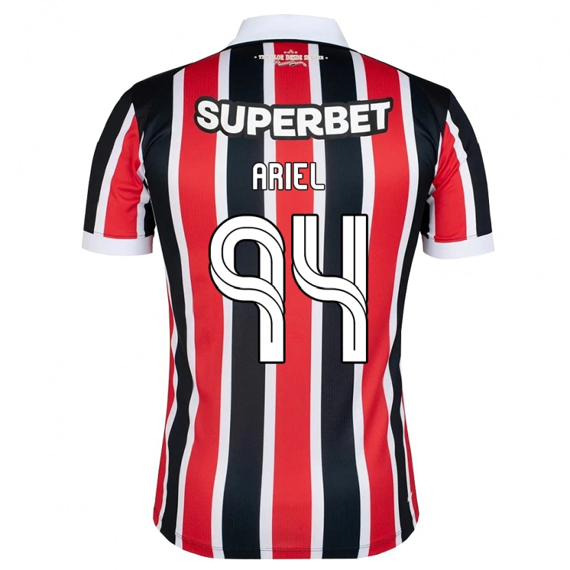 Danxen Kinder Ariel #94 Rot Weiß Schwarz Auswärtstrikot Trikot 2026/27 T-Shirt Schweiz