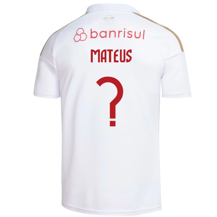 Danxen Kinder Mateus #0 Weiß Rot Auswärtstrikot Trikot 2026/27 T-Shirt Schweiz