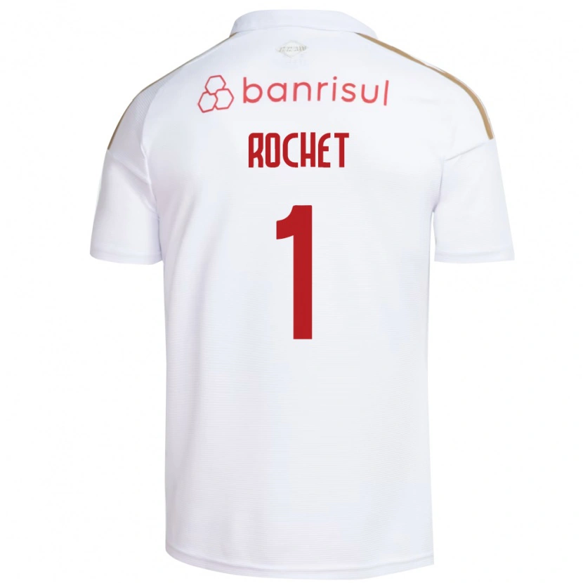 Danxen Kinder Sergio Rochet #1 Weiß Rot Auswärtstrikot Trikot 2026/27 T-Shirt Schweiz