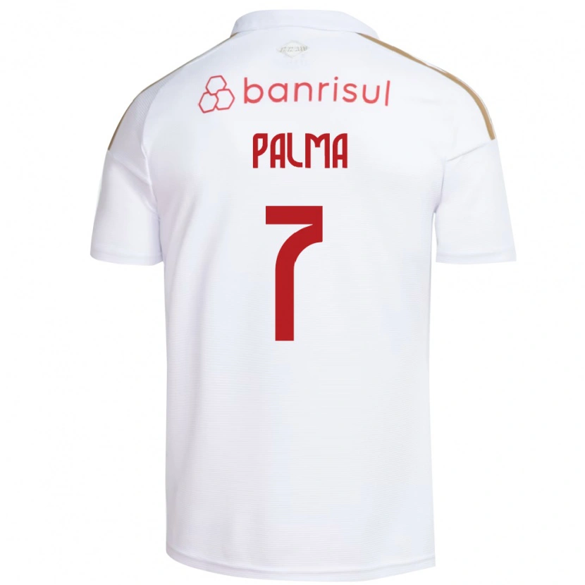 Danxen Kinder Gabriel Palma #7 Weiß Rot Auswärtstrikot Trikot 2026/27 T-Shirt Schweiz