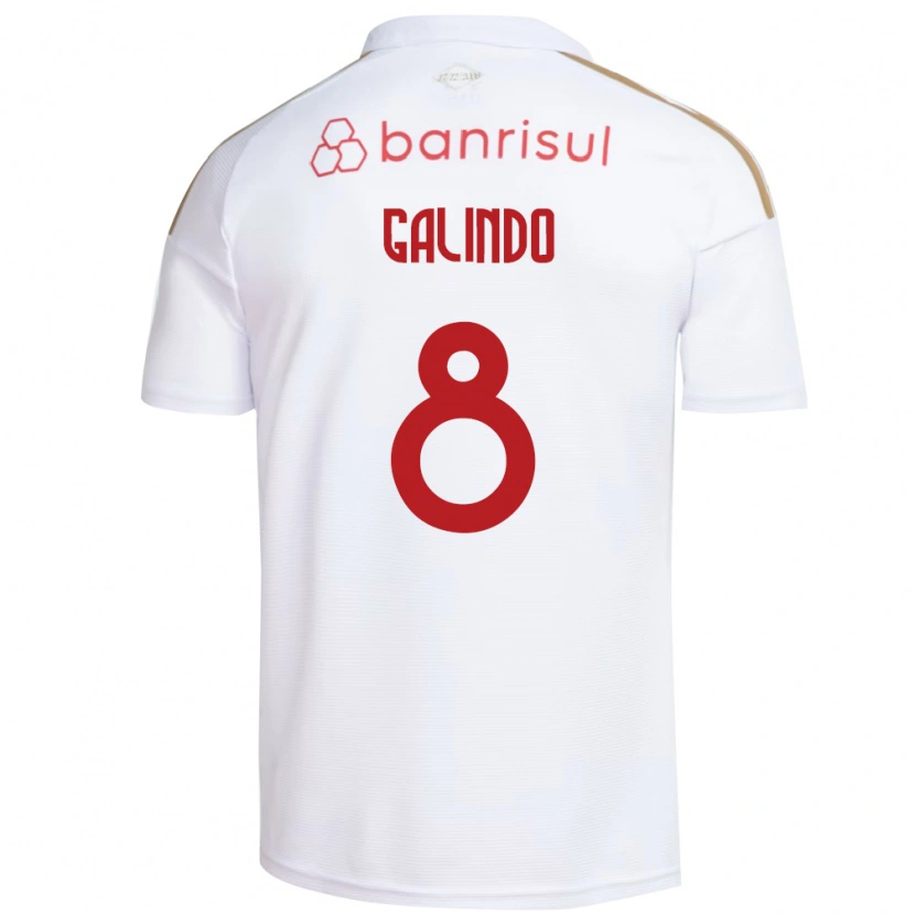 Danxen Kinder João Galindo #8 Weiß Rot Auswärtstrikot Trikot 2026/27 T-Shirt Schweiz