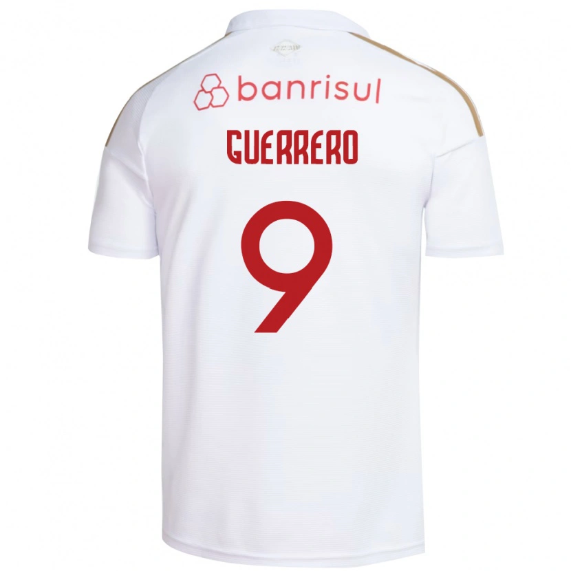 Danxen Kinder Paolo Guerrero #9 Weiß Rot Auswärtstrikot Trikot 2026/27 T-Shirt Schweiz