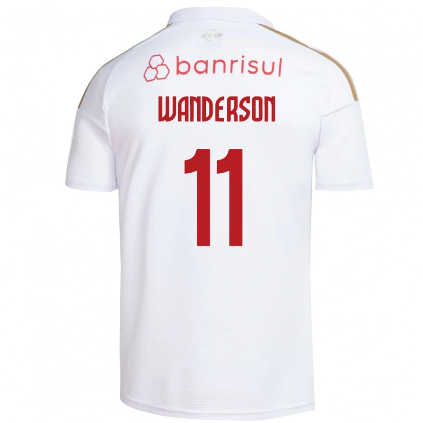 Danxen Kinder Wanderson #11 Weiß Rot Auswärtstrikot Trikot 2026/27 T-Shirt Schweiz