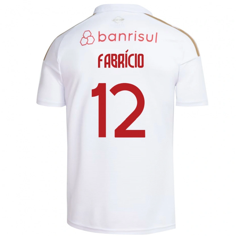 Danxen Kinder Fabrício #12 Weiß Rot Auswärtstrikot Trikot 2026/27 T-Shirt Schweiz