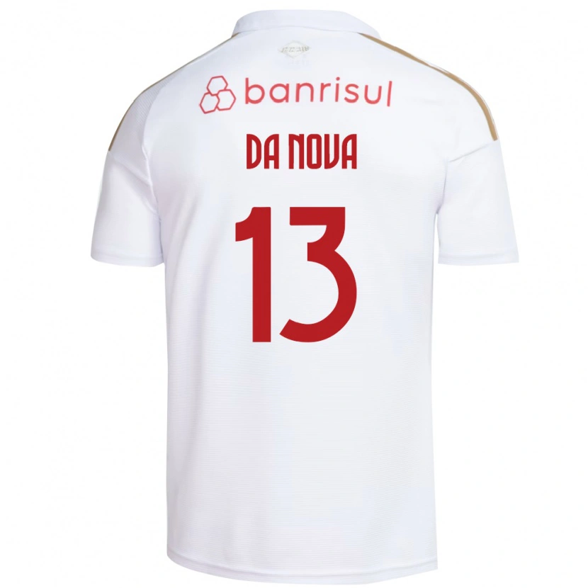 Danxen Kinder Érick Da Nova #13 Weiß Rot Auswärtstrikot Trikot 2026/27 T-Shirt Schweiz
