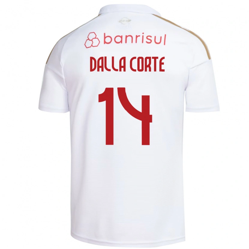 Danxen Kinder João Dalla Corte #14 Weiß Rot Auswärtstrikot Trikot 2026/27 T-Shirt Schweiz