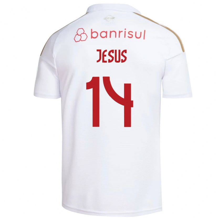 Danxen Kinder Victor Jesus #14 Weiß Rot Auswärtstrikot Trikot 2026/27 T-Shirt Schweiz