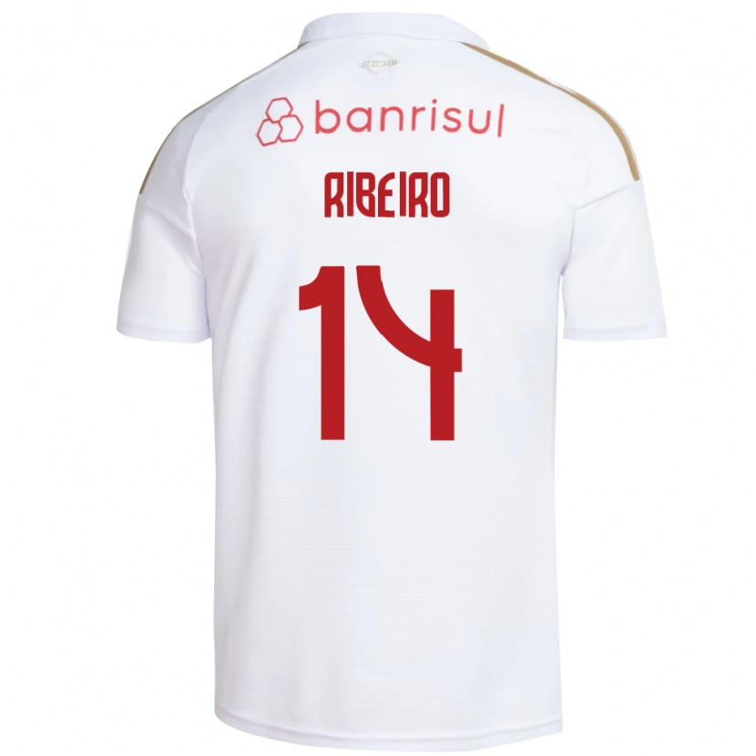 Danxen Kinder Lucas Ribeiro #14 Weiß Rot Auswärtstrikot Trikot 2026/27 T-Shirt Schweiz