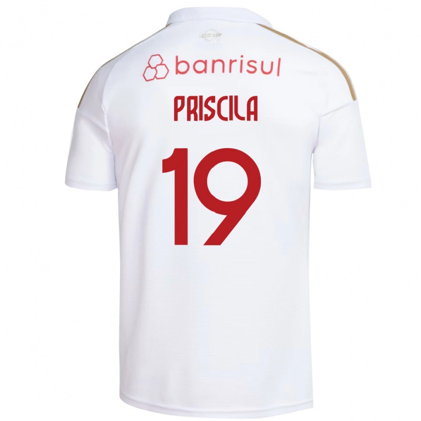 Danxen Kinder Priscila #19 Weiß Rot Auswärtstrikot Trikot 2026/27 T-Shirt Schweiz