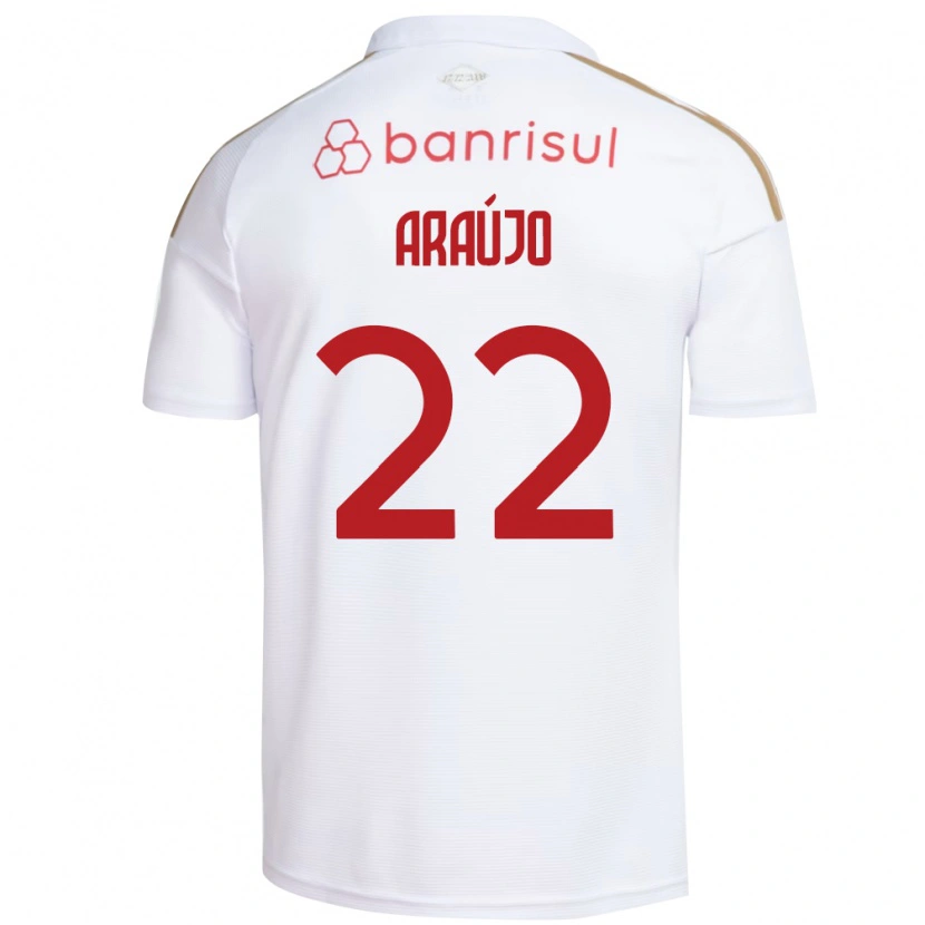 Danxen Kinder Kelwin Araújo #22 Weiß Rot Auswärtstrikot Trikot 2026/27 T-Shirt Schweiz