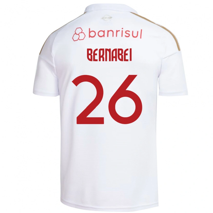 Danxen Kinder Alexandro Bernabei #26 Weiß Rot Auswärtstrikot Trikot 2026/27 T-Shirt Schweiz