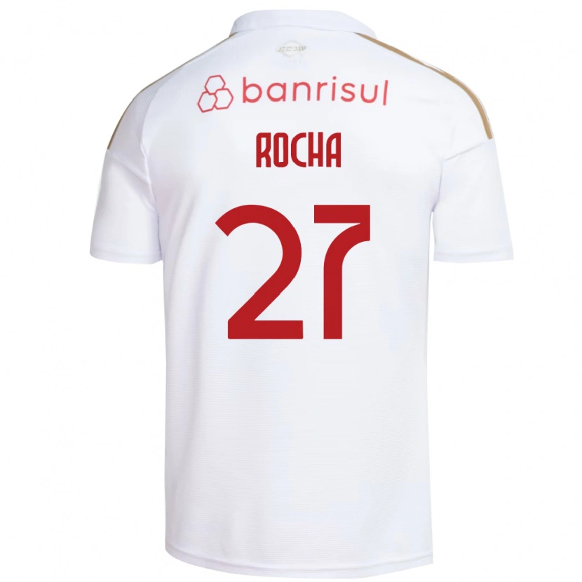 Danxen Kinder Kaique Rocha #27 Weiß Rot Auswärtstrikot Trikot 2026/27 T-Shirt Schweiz