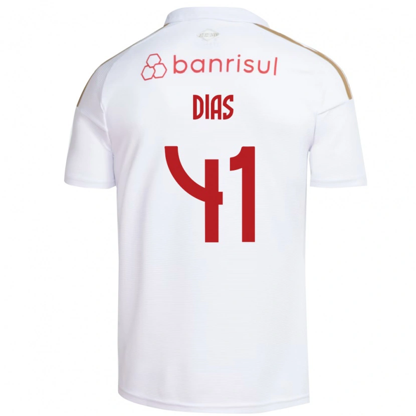 Danxen Kinder Matheus Dias #41 Weiß Rot Auswärtstrikot Trikot 2026/27 T-Shirt Schweiz