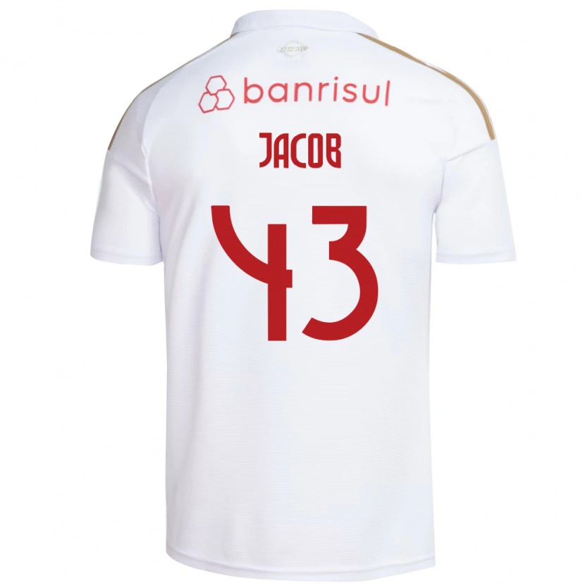 Danxen Kinder Bernardo Jacob #43 Weiß Rot Auswärtstrikot Trikot 2026/27 T-Shirt Schweiz