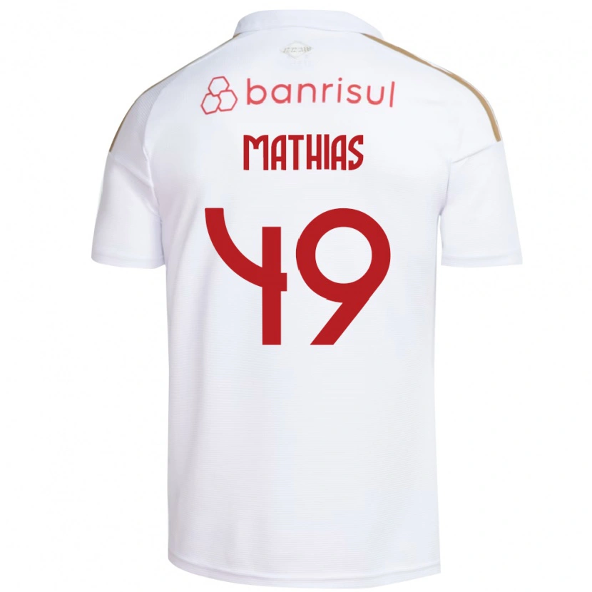 Danxen Kinder Ricardo Mathias #49 Weiß Rot Auswärtstrikot Trikot 2026/27 T-Shirt Schweiz