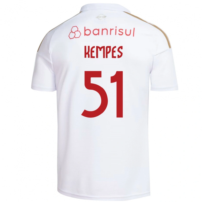 Danxen Kinder João Gabriel Kempes Gonçalves #51 Weiß Rot Auswärtstrikot Trikot 2026/27 T-Shirt Schweiz