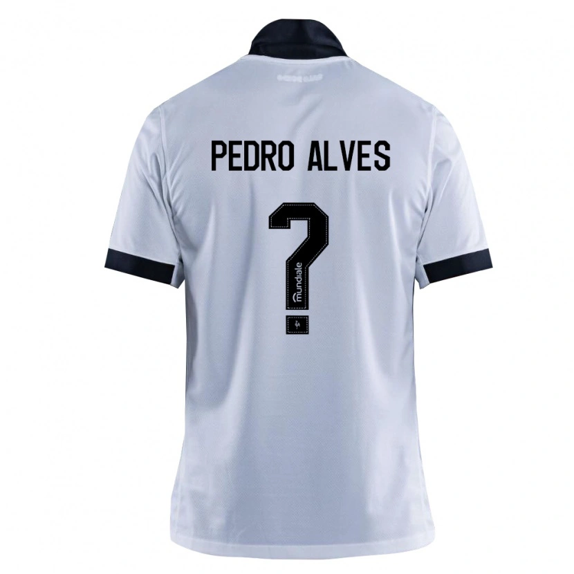 Danxen Kinder Pedro Alves #0 Schwarz Weiß Auswärtstrikot Trikot 2026/27 T-Shirt Schweiz