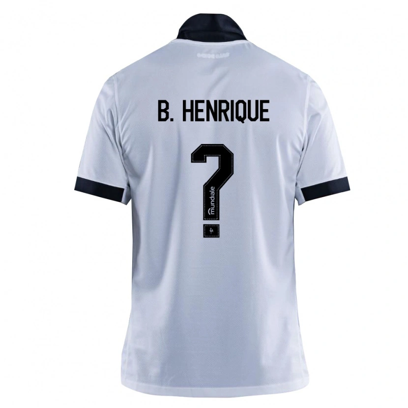 Danxen Kinder Bruno Henrique #0 Schwarz Weiß Auswärtstrikot Trikot 2026/27 T-Shirt Schweiz
