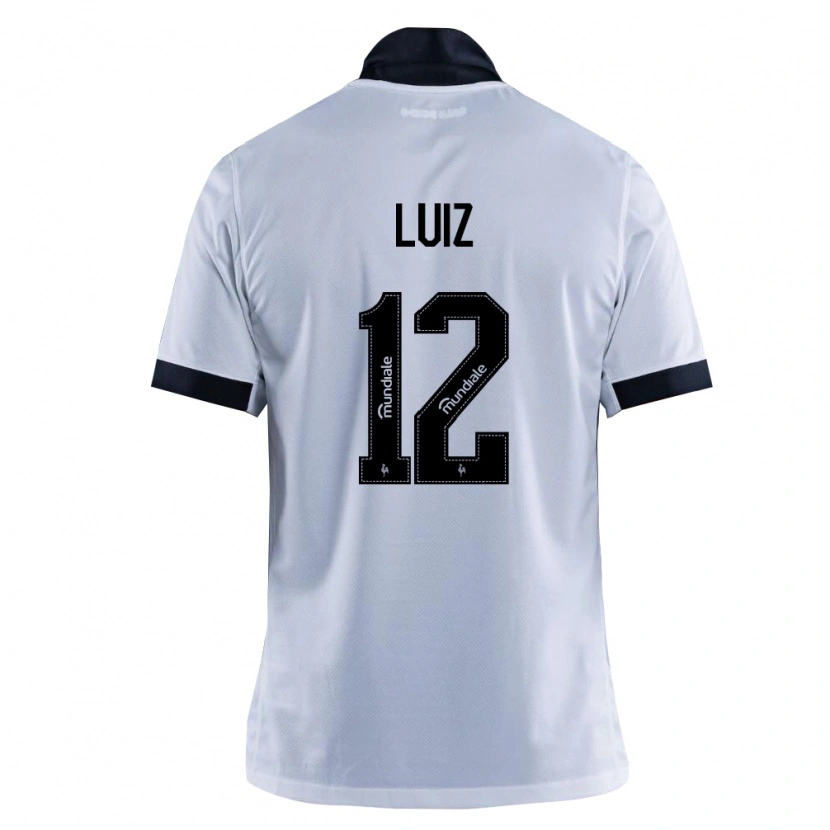 Danxen Kinder Estevan Luiz #12 Schwarz Weiß Auswärtstrikot Trikot 2026/27 T-Shirt Schweiz