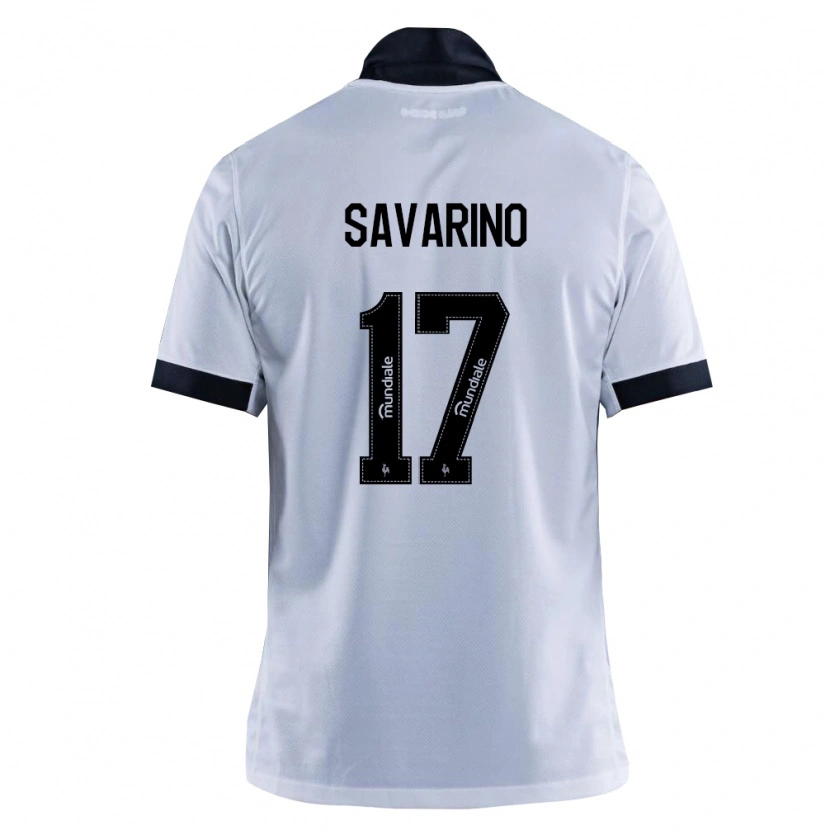 Danxen Kinder Jefferson Savarino #17 Schwarz Weiß Auswärtstrikot Trikot 2026/27 T-Shirt Schweiz