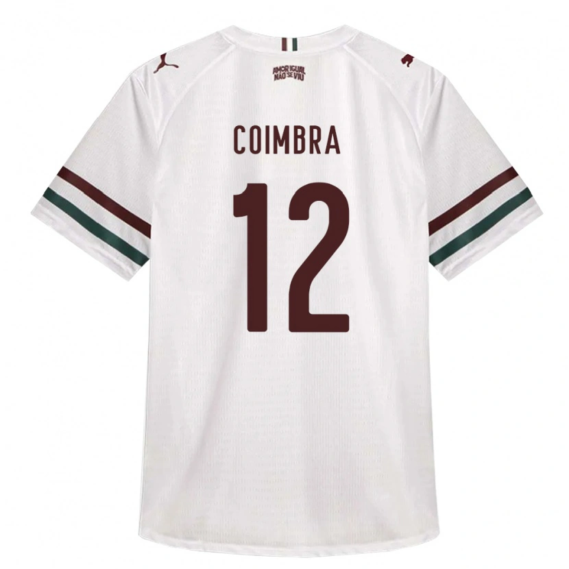 Danxen Kinder Amanda Coimbra #12 Weiß Grün Burgund Auswärtstrikot Trikot 2026/27 T-Shirt Schweiz