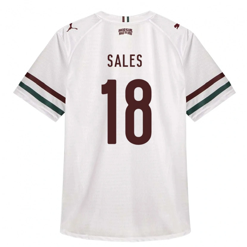 Danxen Kinder Ruan Sales #18 Weiß Grün Burgund Auswärtstrikot Trikot 2026/27 T-Shirt Schweiz