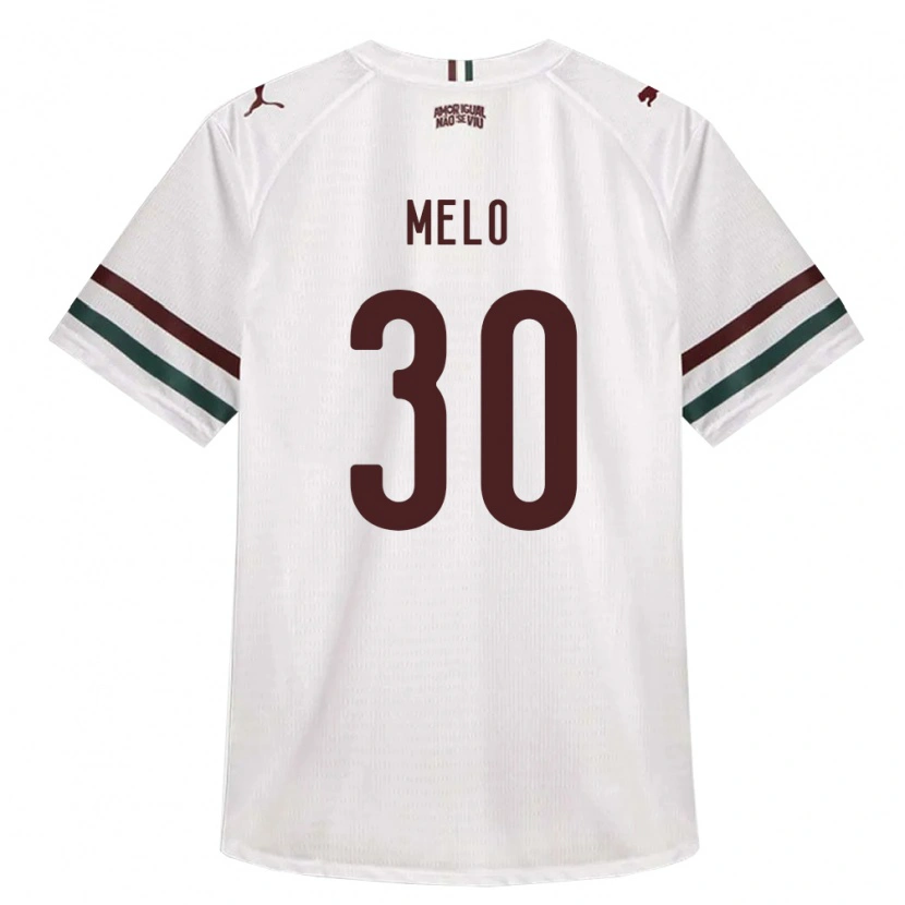 Danxen Kinder Felipe Melo #30 Weiß Grün Burgund Auswärtstrikot Trikot 2026/27 T-Shirt Schweiz
