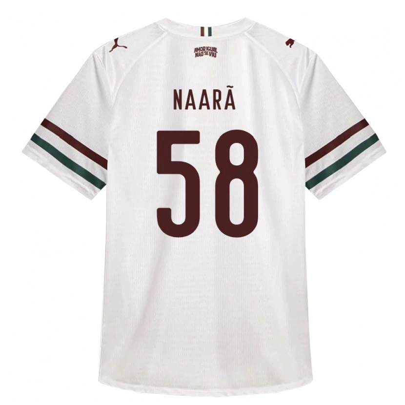 Danxen Kinder Naarã Lucas Teixeira Ferreira Dos Santos #58 Weiß Grün Burgund Auswärtstrikot Trikot 2026/27 T-Shirt Schweiz
