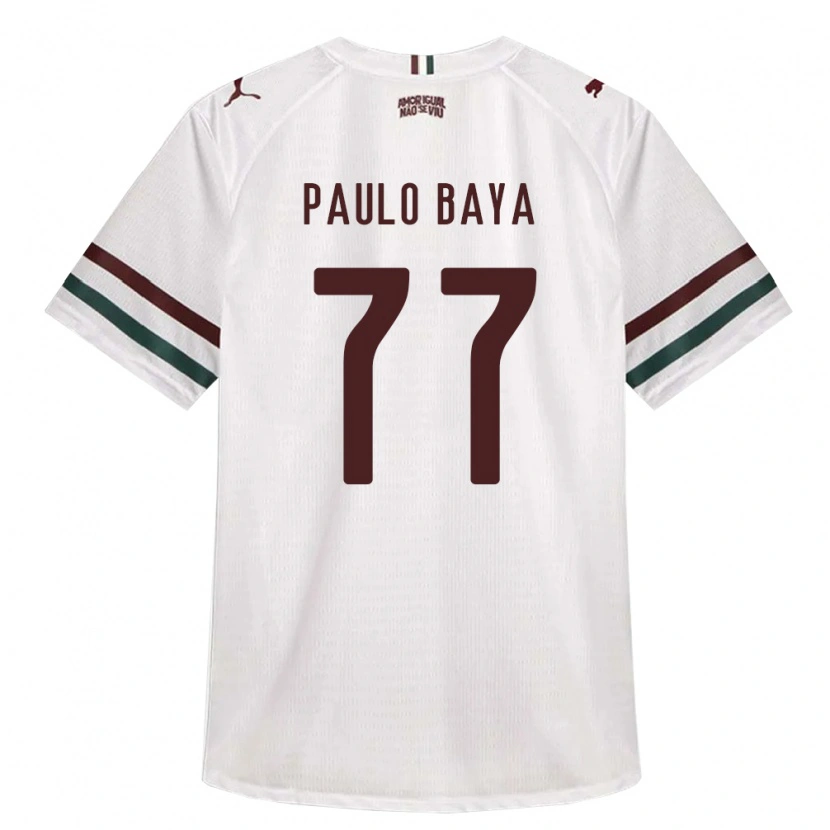 Danxen Kinder Paulo Baya #77 Weiß Grün Burgund Auswärtstrikot Trikot 2026/27 T-Shirt Schweiz