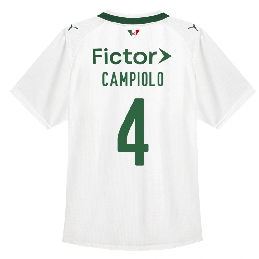 Danxen Kinder Giovanna Campiolo #4 Grün Weiß Auswärtstrikot Trikot 2026/27 T-Shirt Schweiz