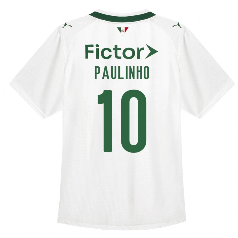 Danxen Kinder Paulinho #10 Grün Weiß Auswärtstrikot Trikot 2026/27 T-Shirt Schweiz