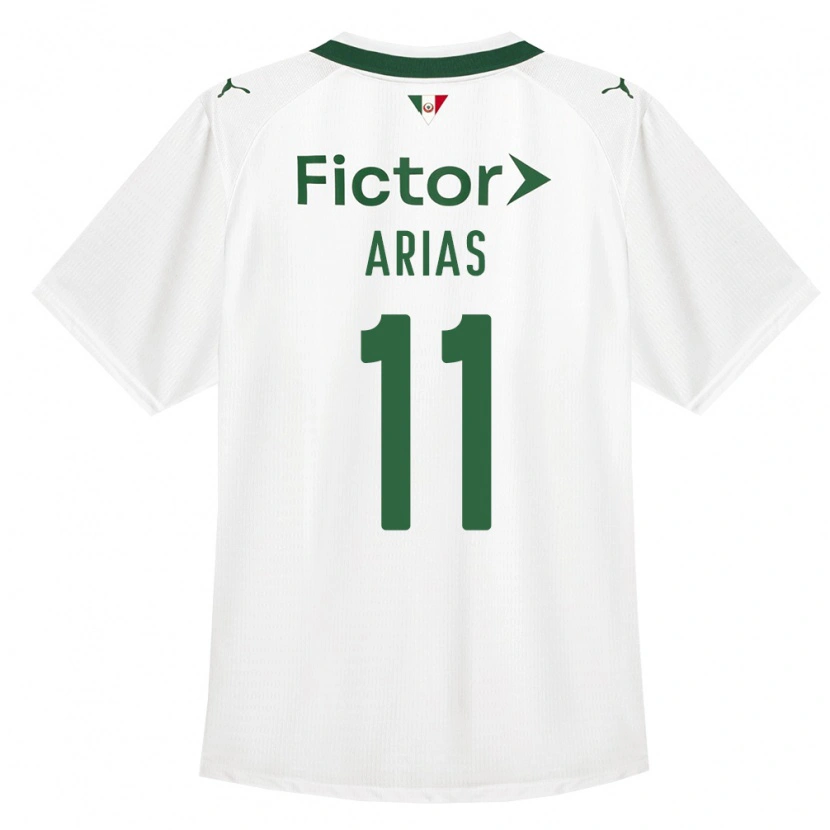 Danxen Kinder Jhon Arias #11 Grün Weiß Auswärtstrikot Trikot 2026/27 T-Shirt Schweiz