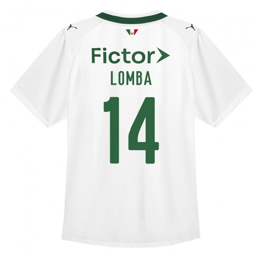 Danxen Kinder Marcelo Lomba #14 Grün Weiß Auswärtstrikot Trikot 2026/27 T-Shirt Schweiz