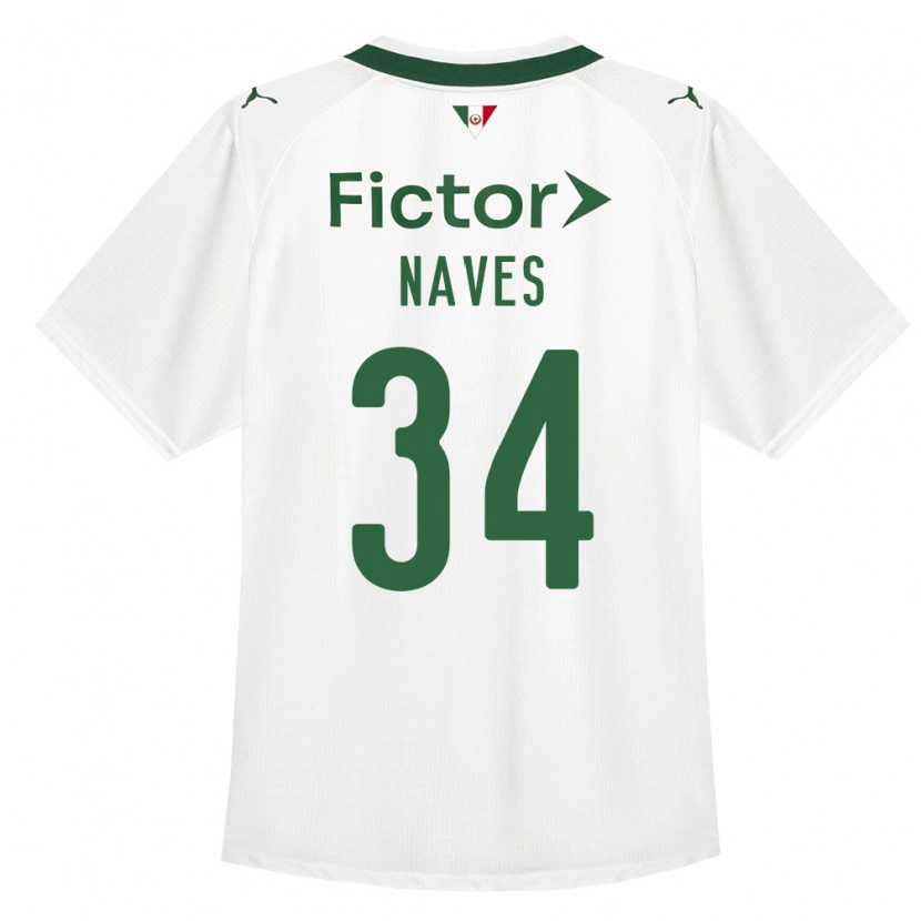 Danxen Kinder Naves #34 Grün Weiß Auswärtstrikot Trikot 2026/27 T-Shirt Schweiz