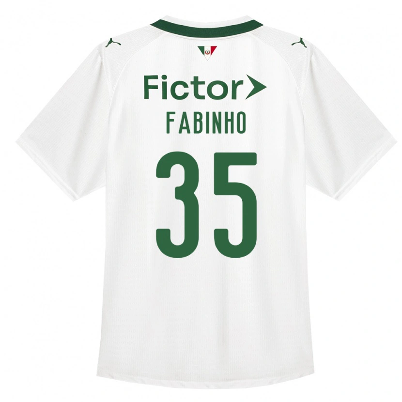 Danxen Kinder Fabinho #35 Grün Weiß Auswärtstrikot Trikot 2026/27 T-Shirt Schweiz
