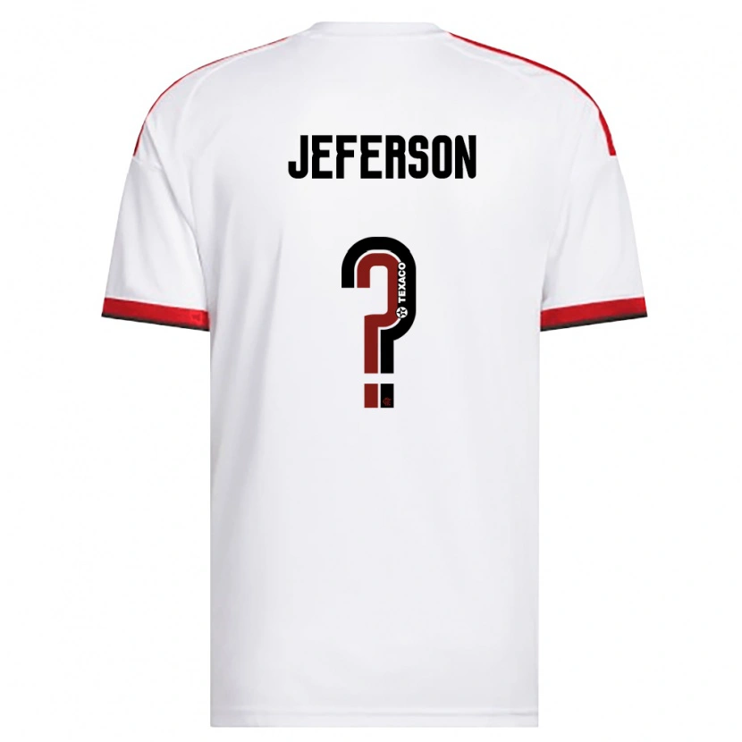 Danxen Kinder Jeferson Pereira De Sousa #0 Weiß Rot Schwarz Auswärtstrikot Trikot 2026/27 T-Shirt Schweiz