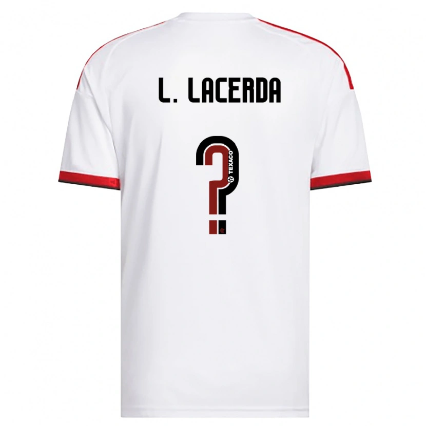 Danxen Kinder Iago Lacerda #0 Weiß Rot Schwarz Auswärtstrikot Trikot 2026/27 T-Shirt Schweiz