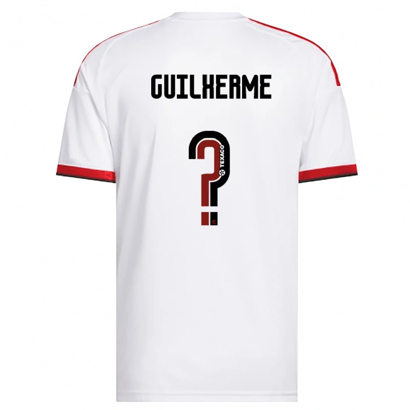Danxen Kinder Guilherme Teixeira #0 Weiß Rot Schwarz Auswärtstrikot Trikot 2026/27 T-Shirt Schweiz