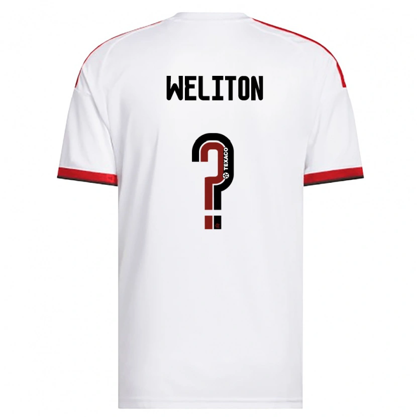 Danxen Kinder Weliton #0 Weiß Rot Schwarz Auswärtstrikot Trikot 2026/27 T-Shirt Schweiz