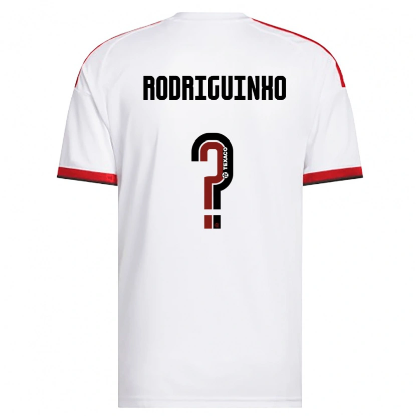 Danxen Kinder Rodriguinho #0 Weiß Rot Schwarz Auswärtstrikot Trikot 2026/27 T-Shirt Schweiz