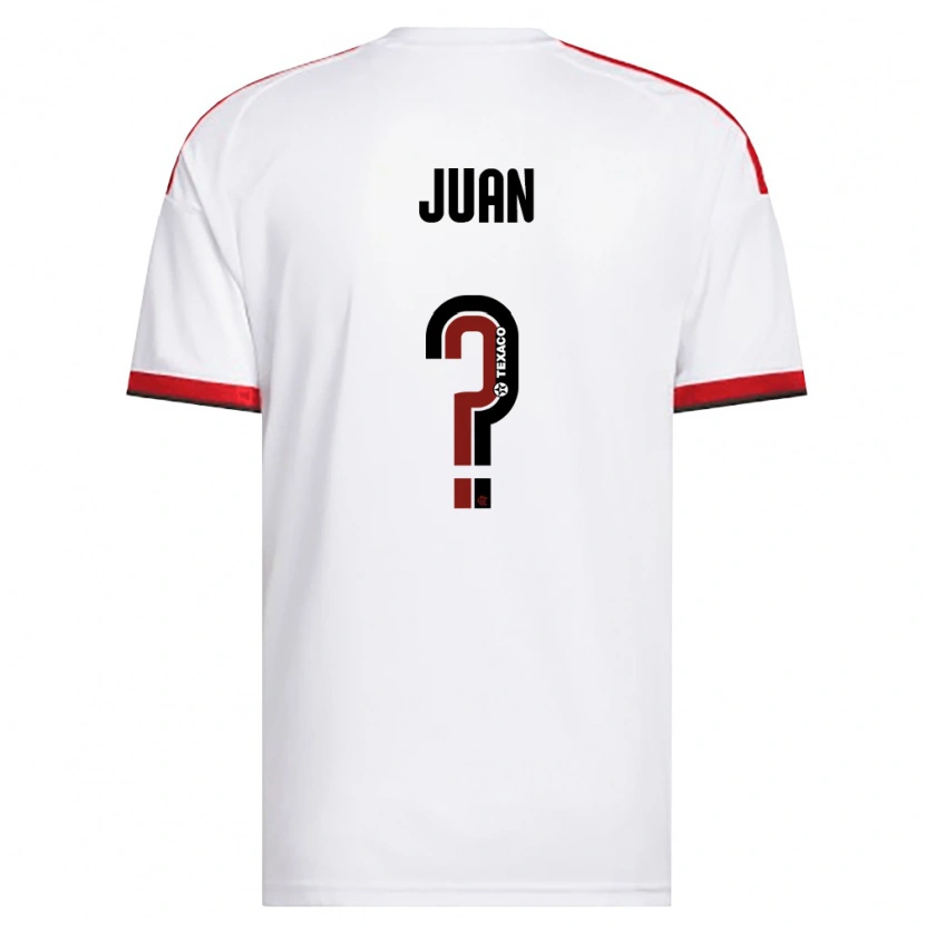 Danxen Kinder Wesley Juan #0 Weiß Rot Schwarz Auswärtstrikot Trikot 2026/27 T-Shirt Schweiz