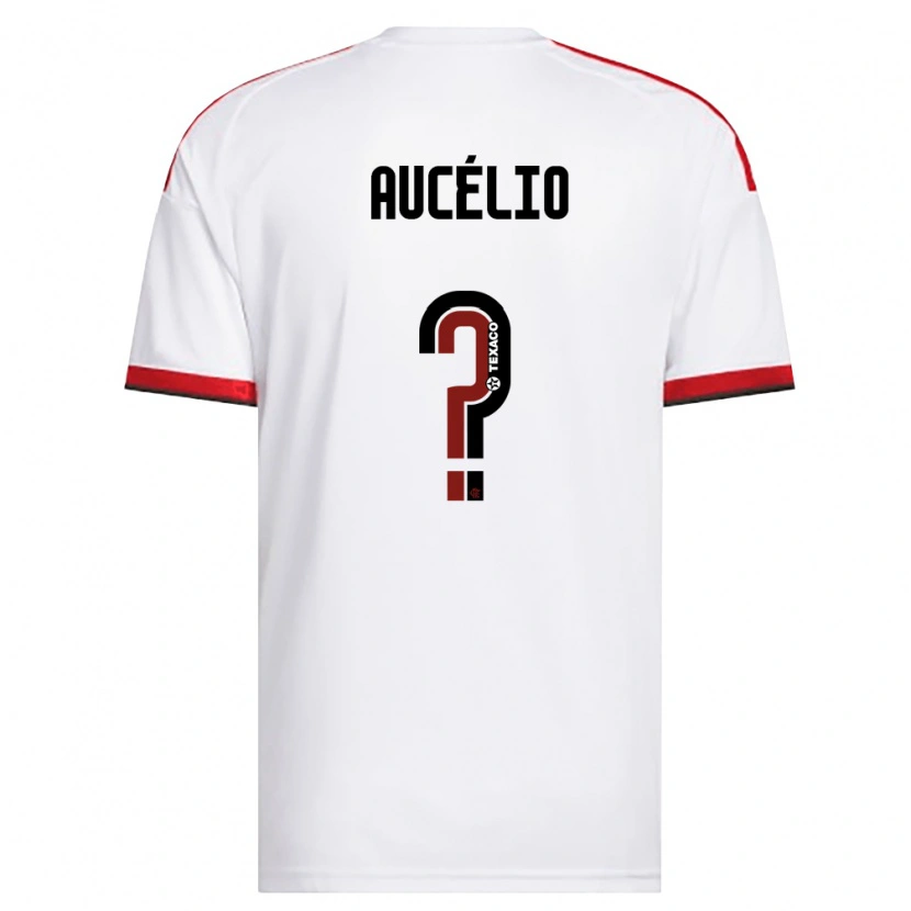 Danxen Kinder Luis Aucélio #0 Weiß Rot Schwarz Auswärtstrikot Trikot 2026/27 T-Shirt Schweiz