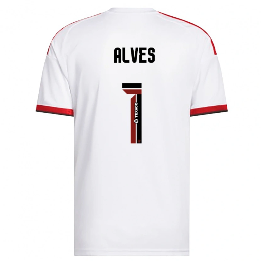 Danxen Kinder Diego Alves #1 Weiß Rot Schwarz Auswärtstrikot Trikot 2026/27 T-Shirt Schweiz