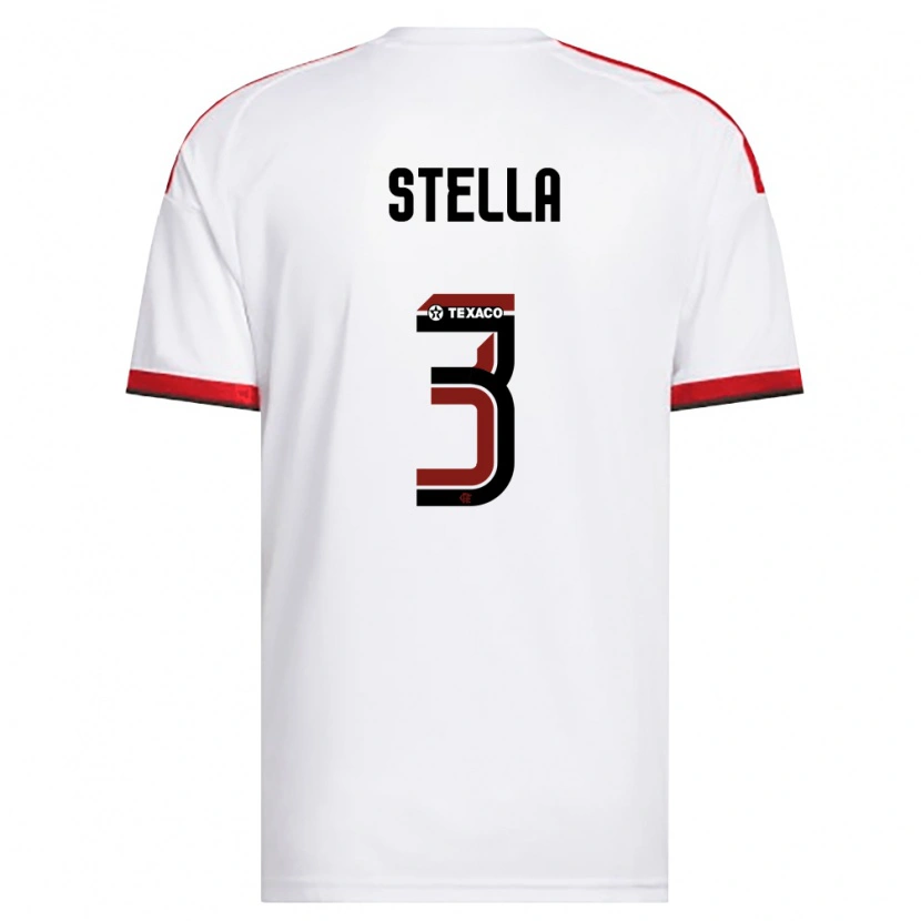 Danxen Kinder Stella #3 Weiß Rot Schwarz Auswärtstrikot Trikot 2026/27 T-Shirt Schweiz