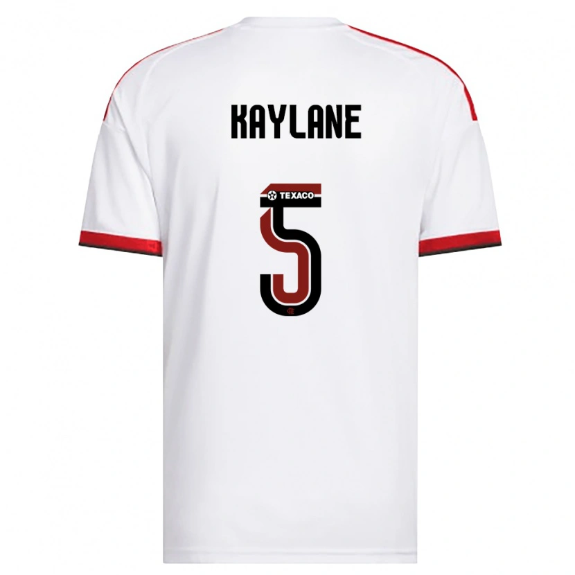 Danxen Kinder Kaylane #5 Weiß Rot Schwarz Auswärtstrikot Trikot 2026/27 T-Shirt Schweiz