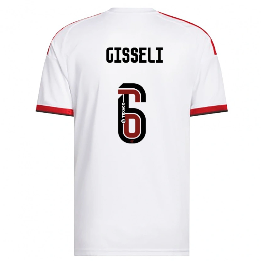Danxen Kinder Gisseli #6 Weiß Rot Schwarz Auswärtstrikot Trikot 2026/27 T-Shirt Schweiz