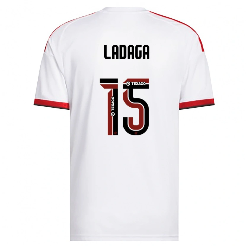 Danxen Kinder Carol Ladaga #15 Weiß Rot Schwarz Auswärtstrikot Trikot 2026/27 T-Shirt Schweiz